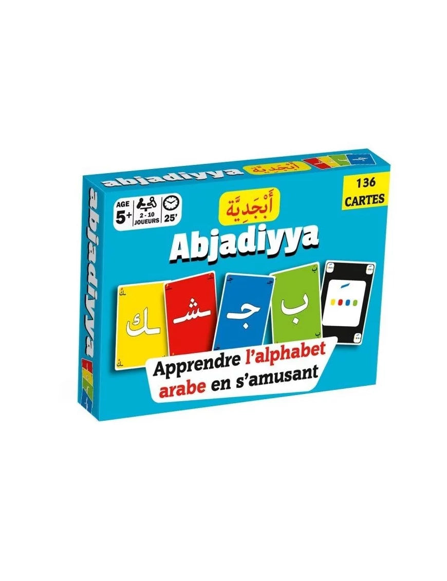 Jeu de cartes « Abjadiyya » - Apprendre l'alphabet arabe en s'amusant - Osratouna